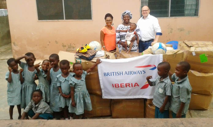 British Airways – Germany Supports Mother Of All Nations Foundation, Ghana.