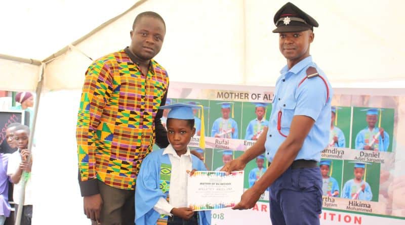 Zongo Boy, 5, delivers Welcome Address at School’s Graduation ceremony