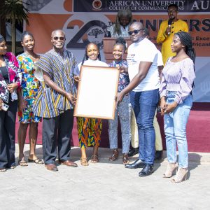 AUCC President, Prof. Abeiku Blankson, Honored by Mother of All Nations Foundation